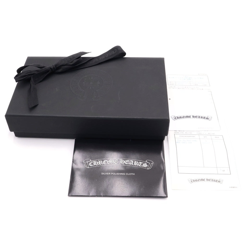 CHROME HEARTS(クロムハーツ) WAVE ウェーブ レザーウォレット 財布 ブラックBCA375