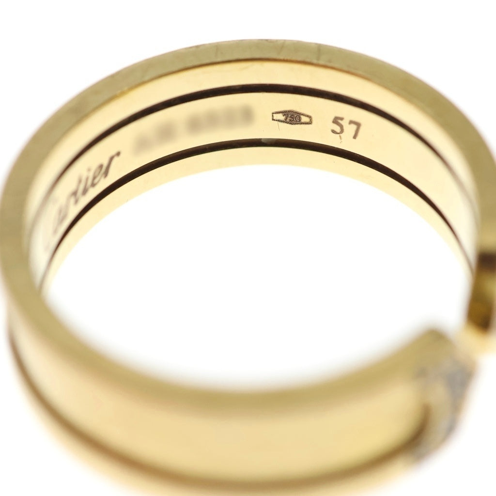 Cartier(カルティエ) 2C C2 ダイヤモンドリング Au750/YG 8.21g ゴールド