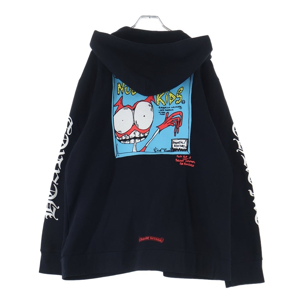 CHROME HEARTS(クロムハーツ) ×MATTY BOY PPO NUCLEAR KiDS ZIP HOODIE マッティボーイ プロ ニュークリアキッズ ジップアップフーディー パーカー ブラック