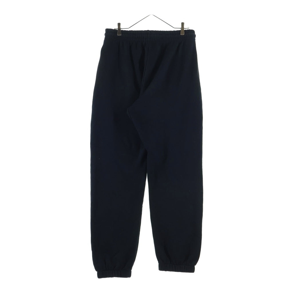 DENIM TEARS(デニムティアーズ) UNIVERSITY SWEATPANTS フラワーロゴ スウェットパンツ コットン ブラック