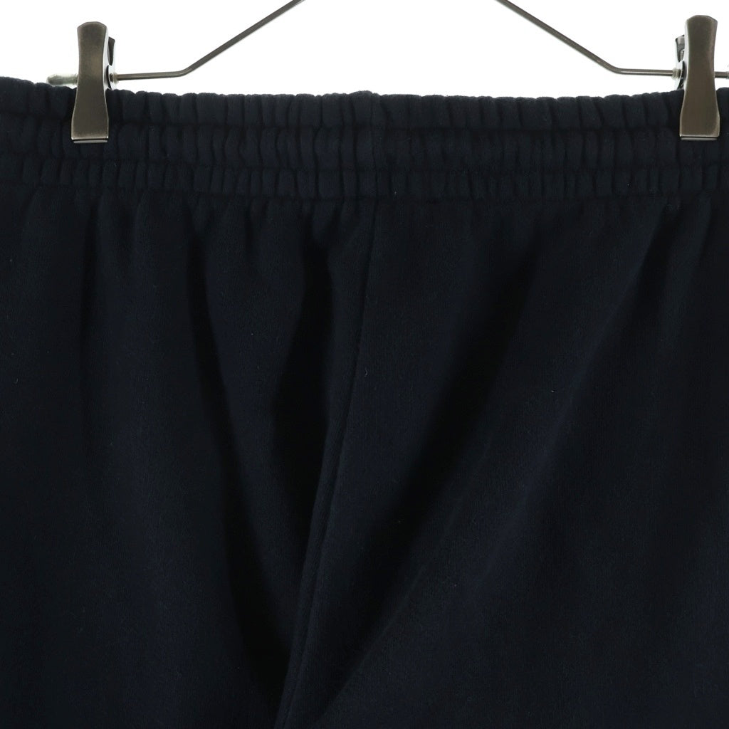 DENIM TEARS(デニムティアーズ) UNIVERSITY SWEATPANTS フラワーロゴ スウェットパンツ コットン ブラック