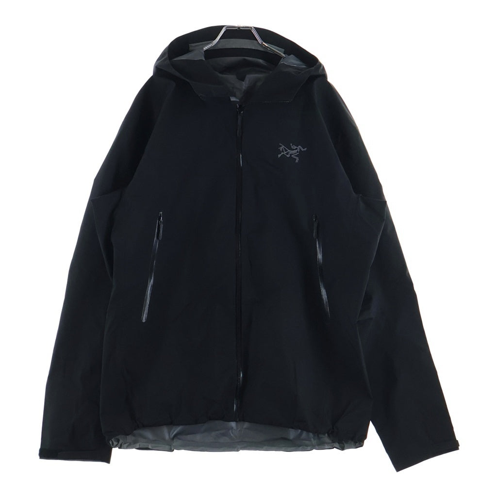 ARC'TERYX(アークテリクス) BETA JACKET ベータ ロゴ刺繍 ナイロン ジップアップ ジャケット ブラック X000010513