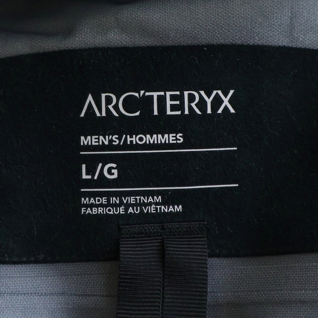 ARC'TERYX(アークテリクス) BETA JACKET ベータ ロゴ刺繍 ナイロン ジップアップ ジャケット ブラック X000010513