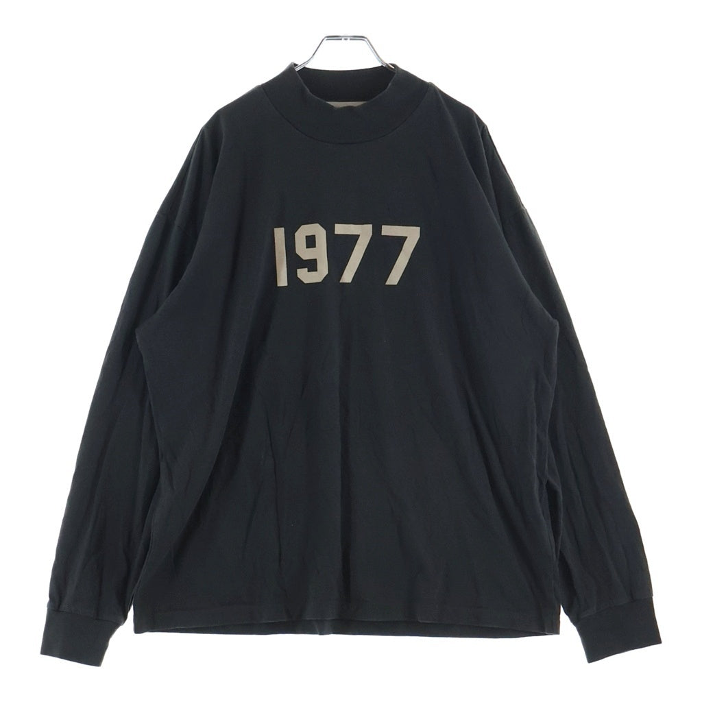 FEAR OF GOD ESSENTIALS(フィアオブゴッド エッセンシャルズ) L/S T-SHIRT 1977 フェルトロゴ 長袖Tシャツ ロンT グレー