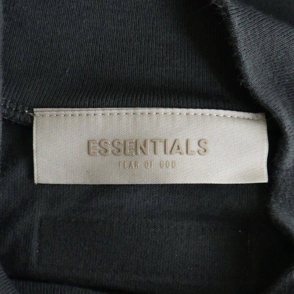 FEAR OF GOD ESSENTIALS(フィアオブゴッド エッセンシャルズ) L/S T-SHIRT 1977 フェルトロゴ 長袖Tシャツ ロンT グレー