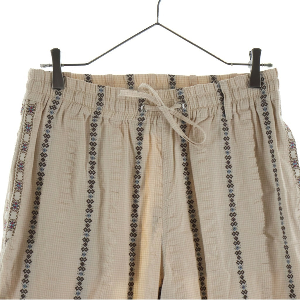 SUGARHILL(シュガーヒル) 26SS TYROL DOBBY PANTS チロル ドビー ドローコード コットンパンツ ベージュ 26440304
