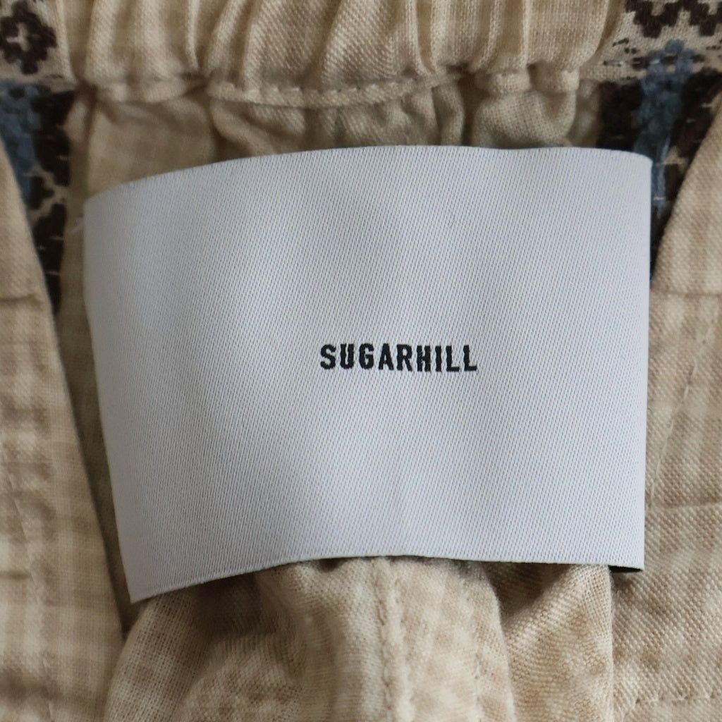 SUGARHILL(シュガーヒル) 26SS TYROL DOBBY PANTS チロル ドビー ドローコード コットンパンツ ベージュ 26440304