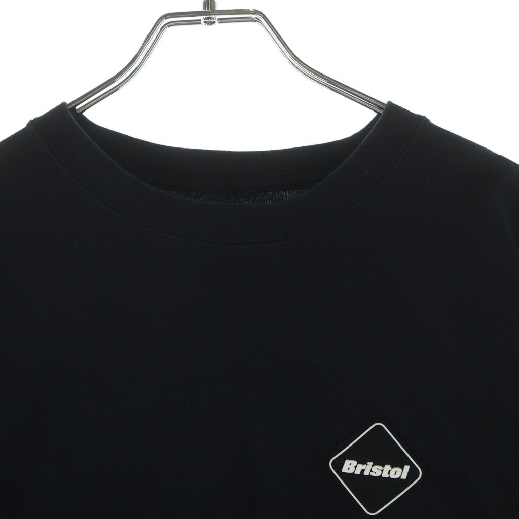 F.C.R.B./F.C.Real Bristol/FCRB(エフシーアールビー/エフシーレアルブリストル) 14AW NUMBERING TEE フロントロゴ ナンバリング クルーネック 半袖Tシャツ カットソー ブラック FCRB-145002