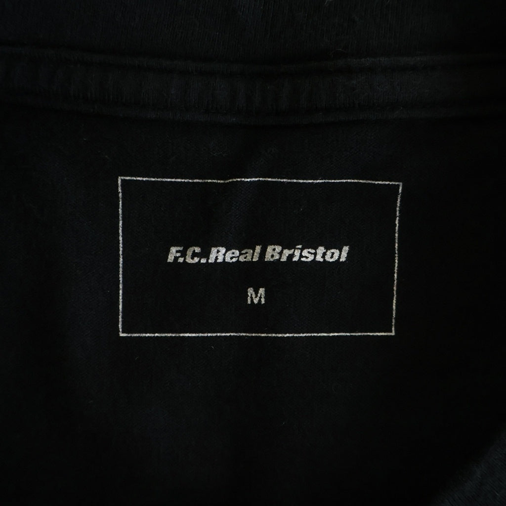 F.C.R.B./F.C.Real Bristol/FCRB(エフシーアールビー/エフシーレアルブリストル) 14AW NUMBERING TEE フロントロゴ ナンバリング クルーネック 半袖Tシャツ カットソー ブラック FCRB-145002