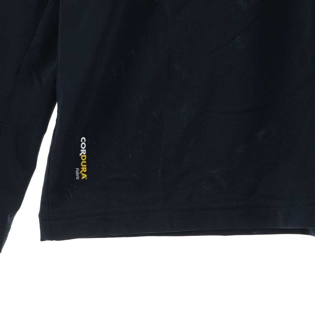 F.C.R.B.(エフシーアールビー) 23SS COOL TOUCH L/S MOCKNECK TOP クールタッチ モックネック トップ アームロゴ入り 長袖Tシャツ FCRB-230047
