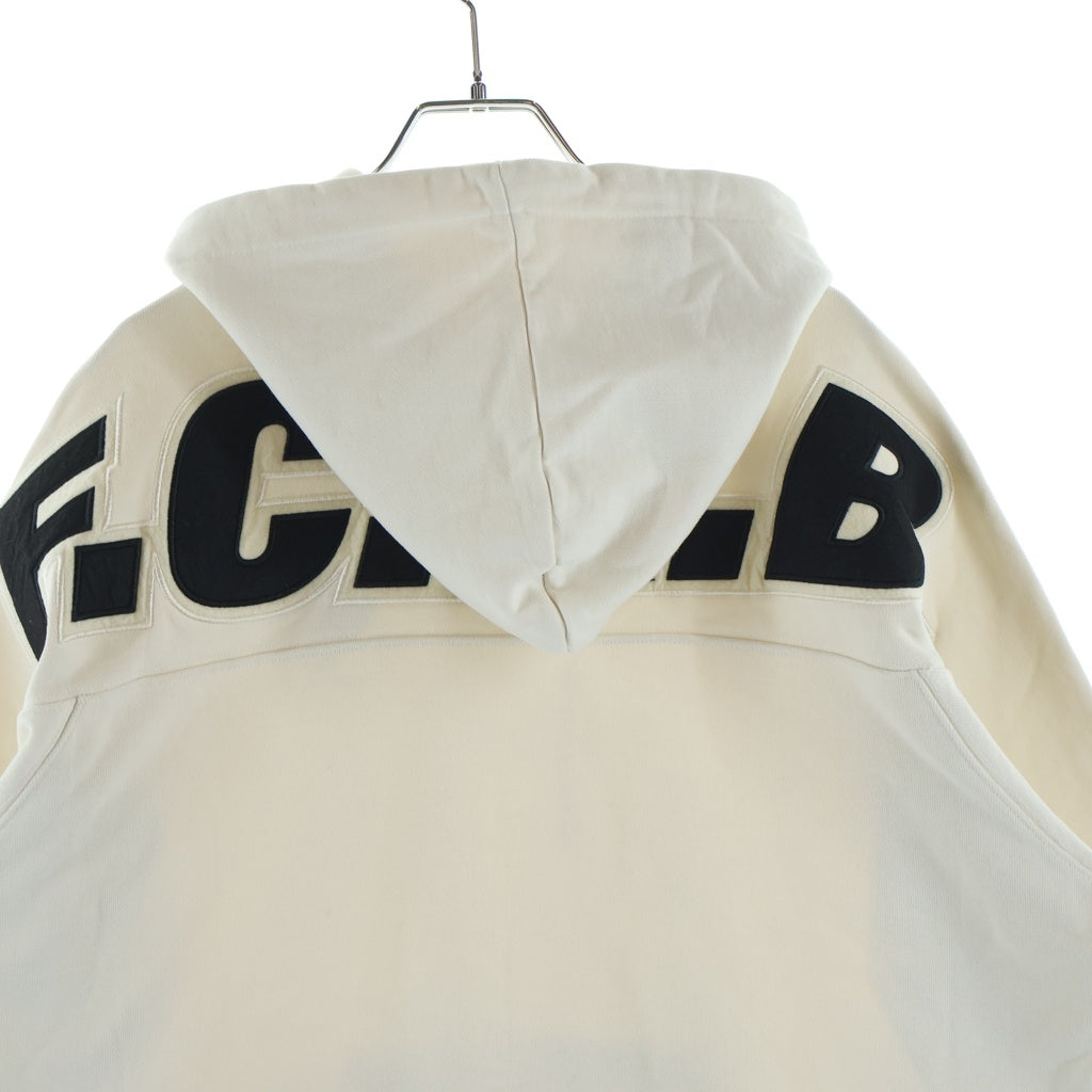F.C.R.B./F.C.Real Bristol/FCRB(エフシーアールビー/エフシーレアルブリストル) BIG LOGO BAGGY SWEAT HOODIE ビックロゴ バギー スウェット フーディーパーカー ホワイト FCRB-252091