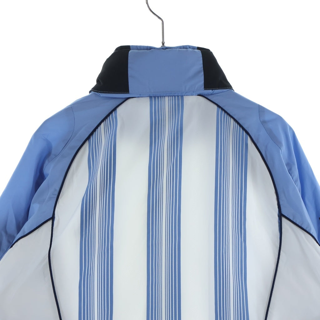F.C.R.B./F.C.Real Bristol/FCRB(エフシーアールビー/エフシーレアルブリストル) 25AW EXHIBITION GAME JACKET ジップアップ エキシビション ナイロン ゲーム ジャケット ホワイト/ブルー FCRB-252000