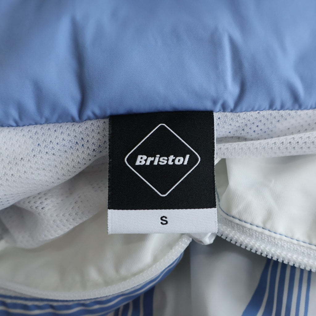 F.C.R.B./F.C.Real Bristol/FCRB(エフシーアールビー/エフシーレアルブリストル) 25AW EXHIBITION GAME JACKET ジップアップ エキシビション ナイロン ゲーム ジャケット ホワイト/ブルー FCRB-252000