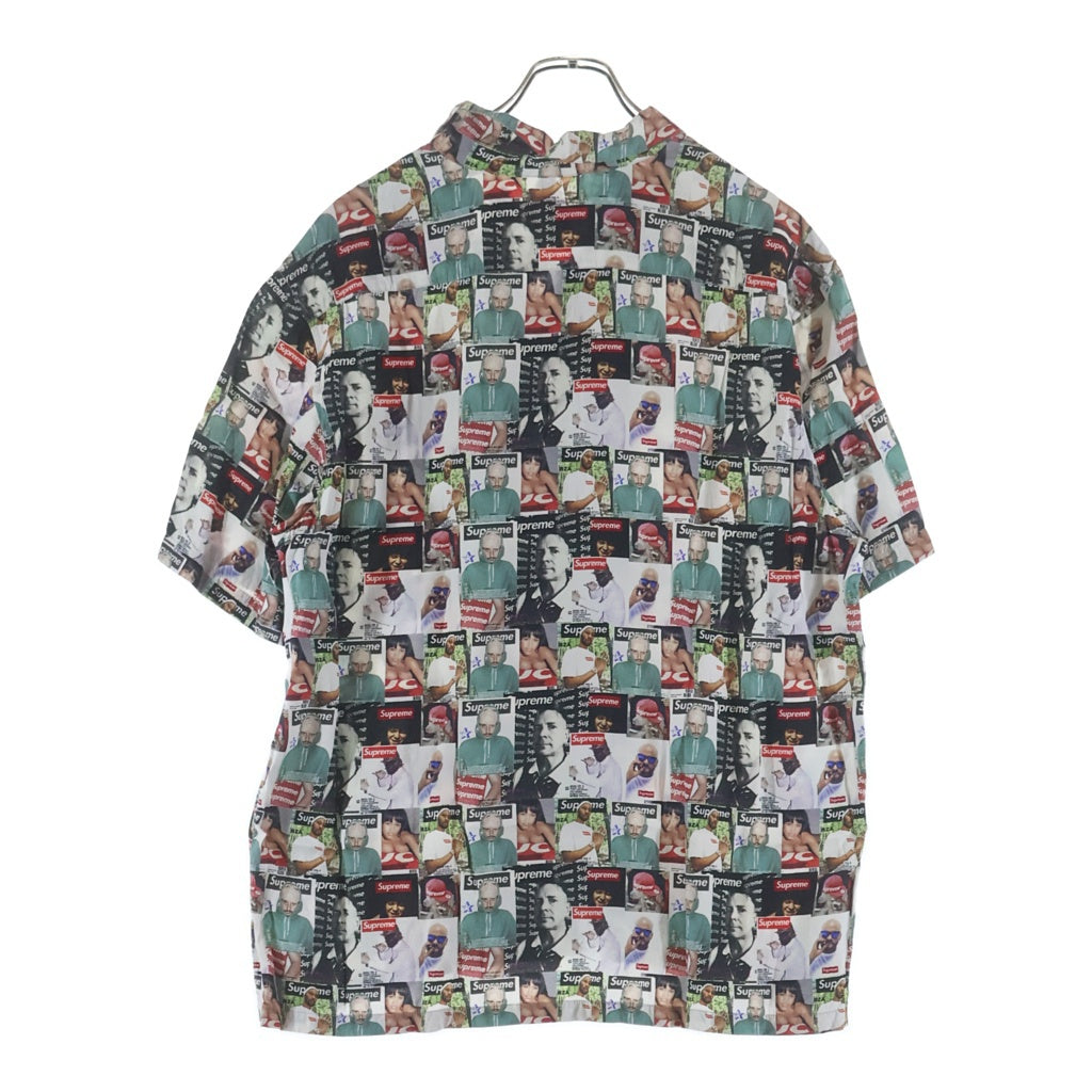 SUPREME(シュプリーム) 23SS Magazin S/S Shirt マガジン 総柄 半袖レーヨンシャツ マルチ