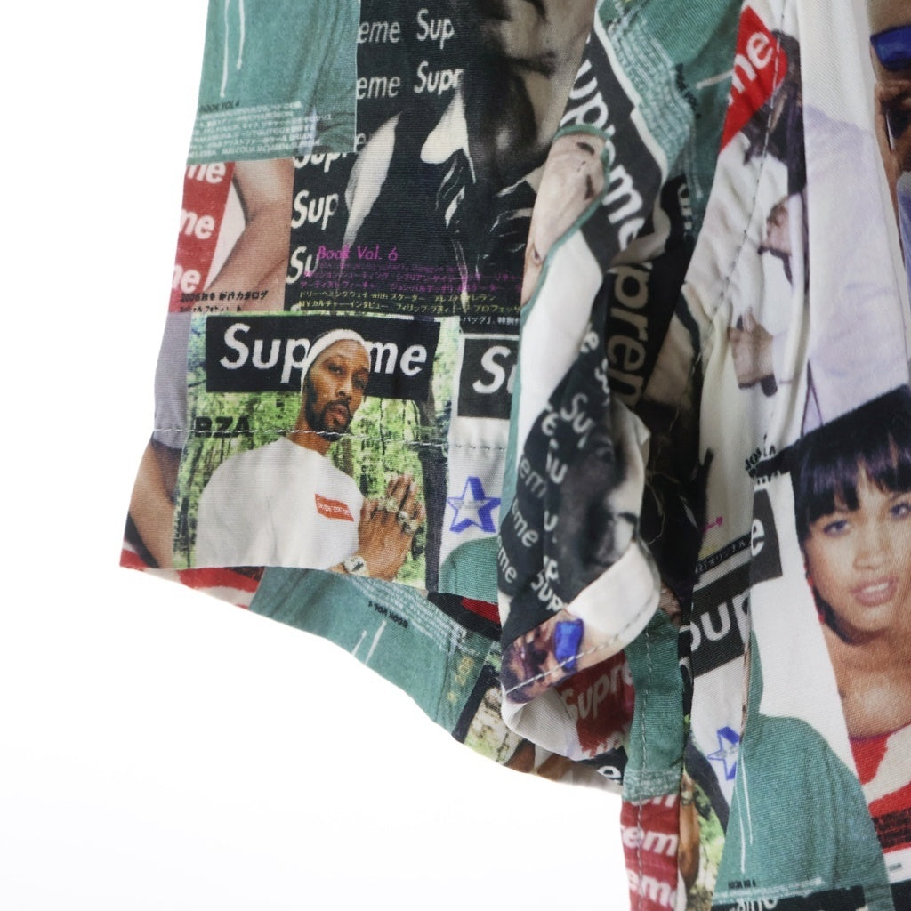 SUPREME(シュプリーム) 23SS Magazin S/S Shirt マガジン 総柄 半袖レーヨンシャツ マルチ