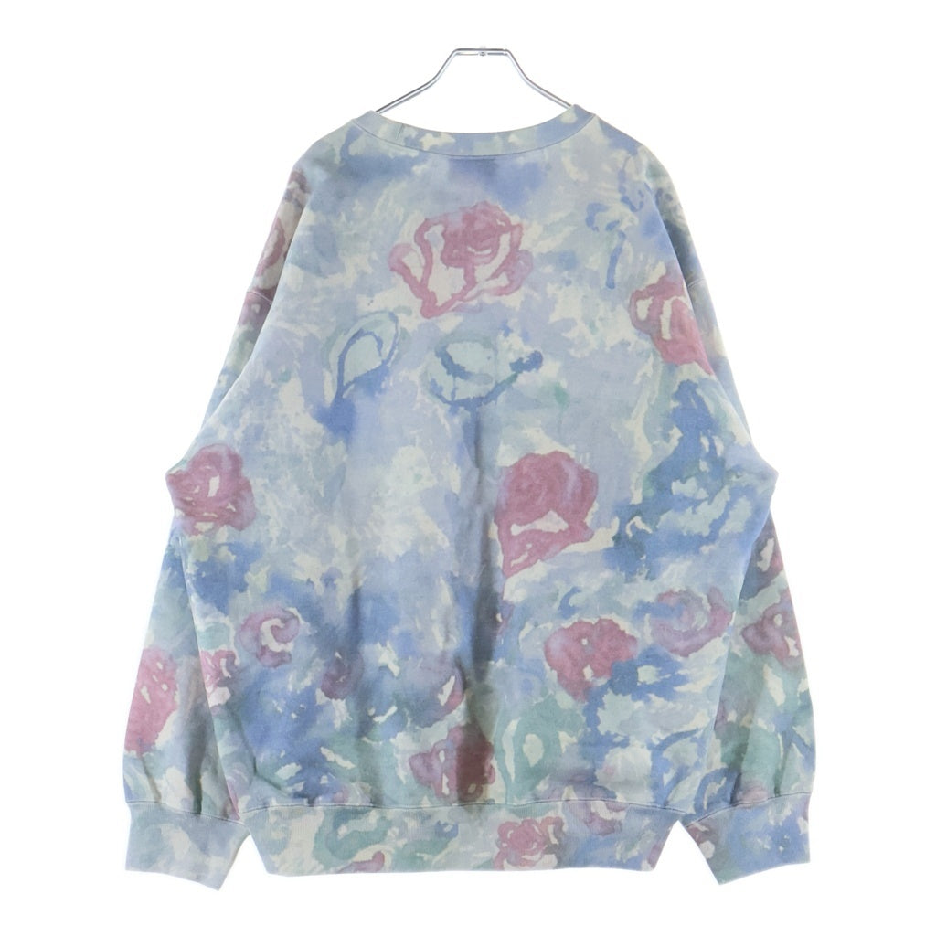 SUPREME(シュプリーム) 21SS Small Box Crewneck Shirt Watercolor Floral スモールボックスロゴ クルーネックスウェットトレーナー マルチ