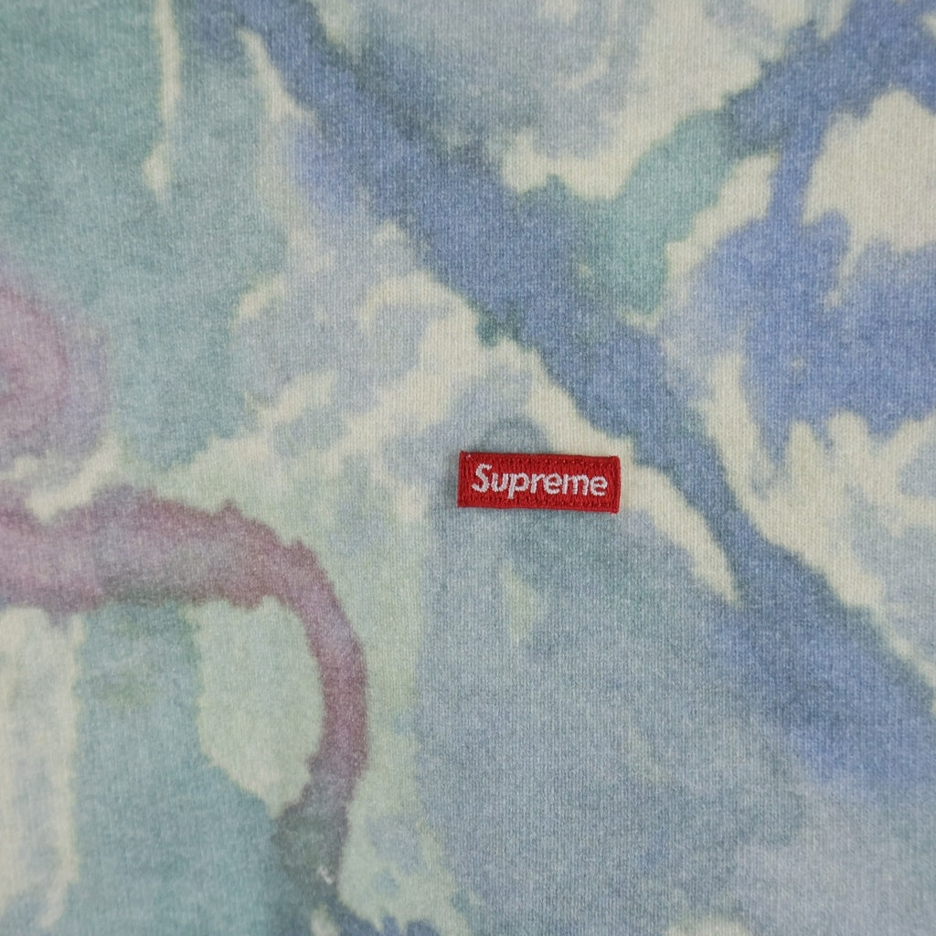 SUPREME(シュプリーム) 21SS Small Box Crewneck Shirt Watercolor Floral スモールボックスロゴ クルーネックスウェットトレーナー マルチ