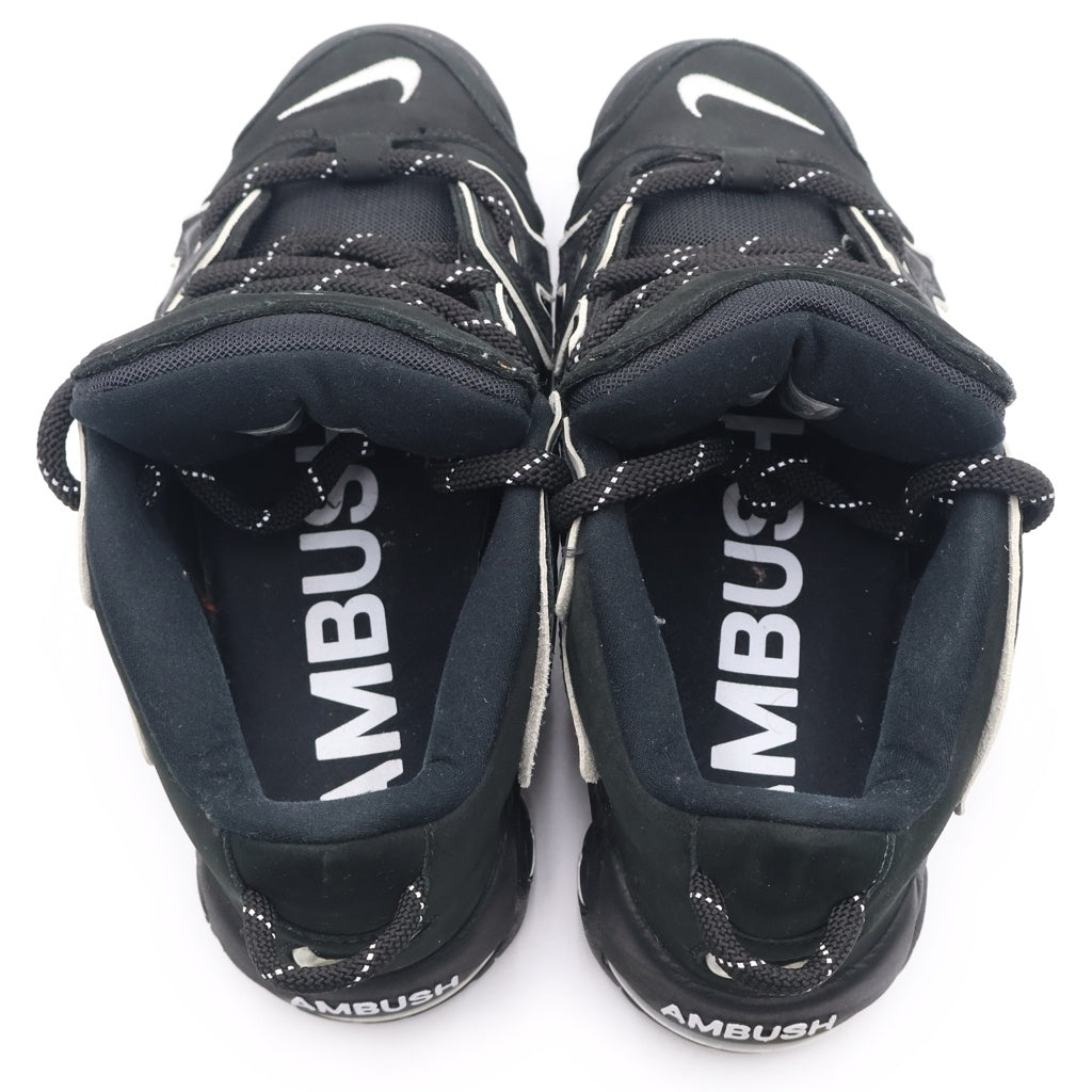 NIKE(ナイキ) × AMBUSH Air More Uptempo FB1299-001 ×アンブッシュ モア アップテンポ ミッドカットスニーカー シューズ US8/26.0cm ブラック