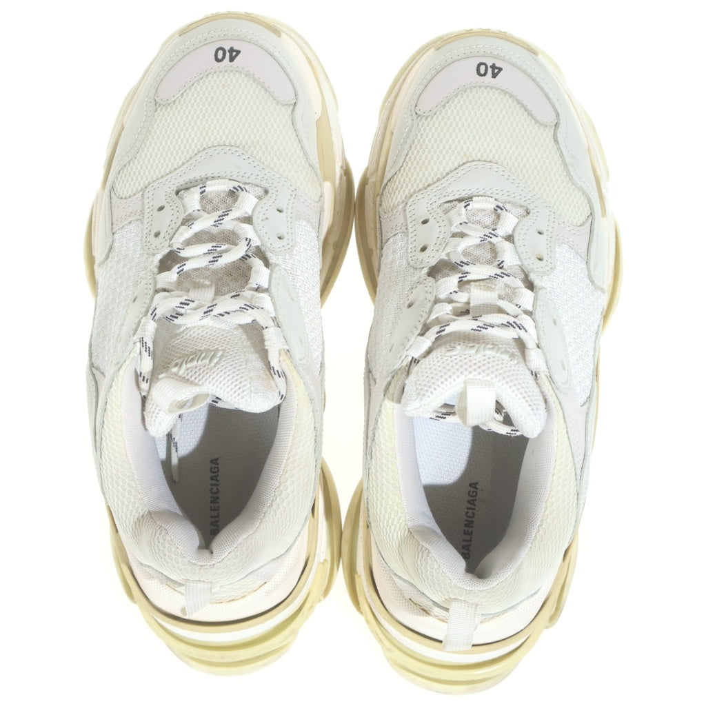 BALENCIAGA(バレンシアガ) Triple S トリプルS ローカットスニーカー シューズ ホワイト US7/26.5cm 534217