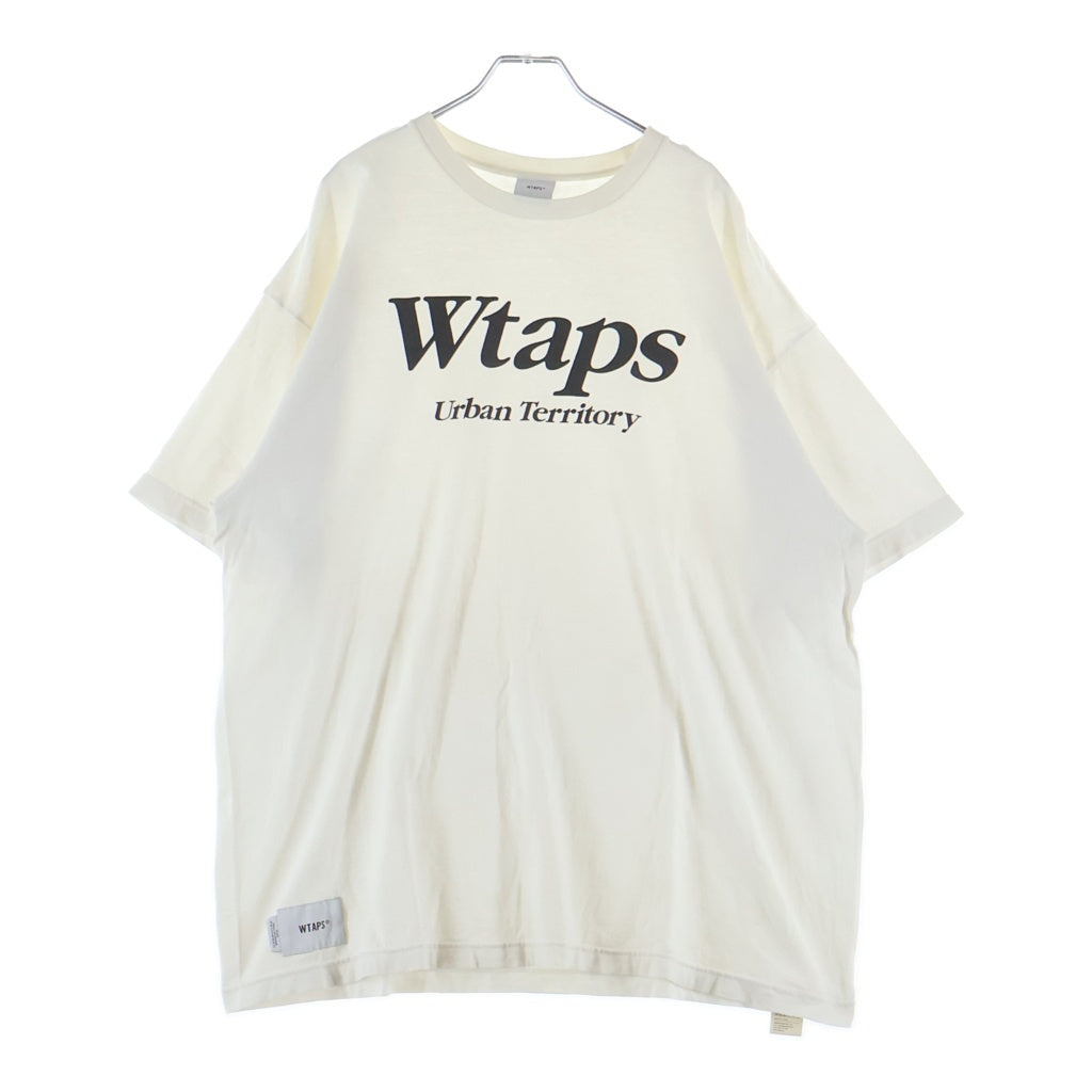 WTAPS(ダブルタップス) URBAN TERRITORY フロントプリント半袖Tシャツ カットソー ホワイト