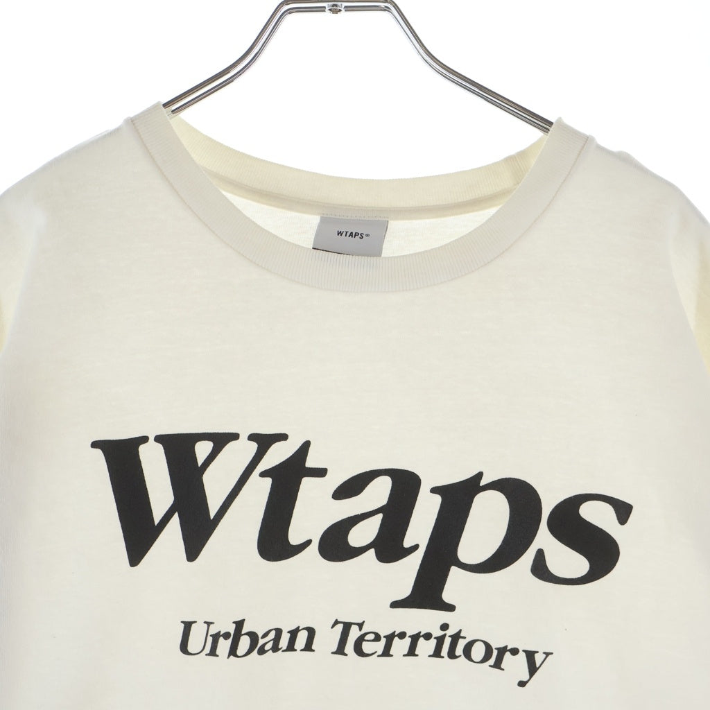 WTAPS(ダブルタップス) URBAN TERRITORY フロントプリント半袖Tシャツ カットソー ホワイト