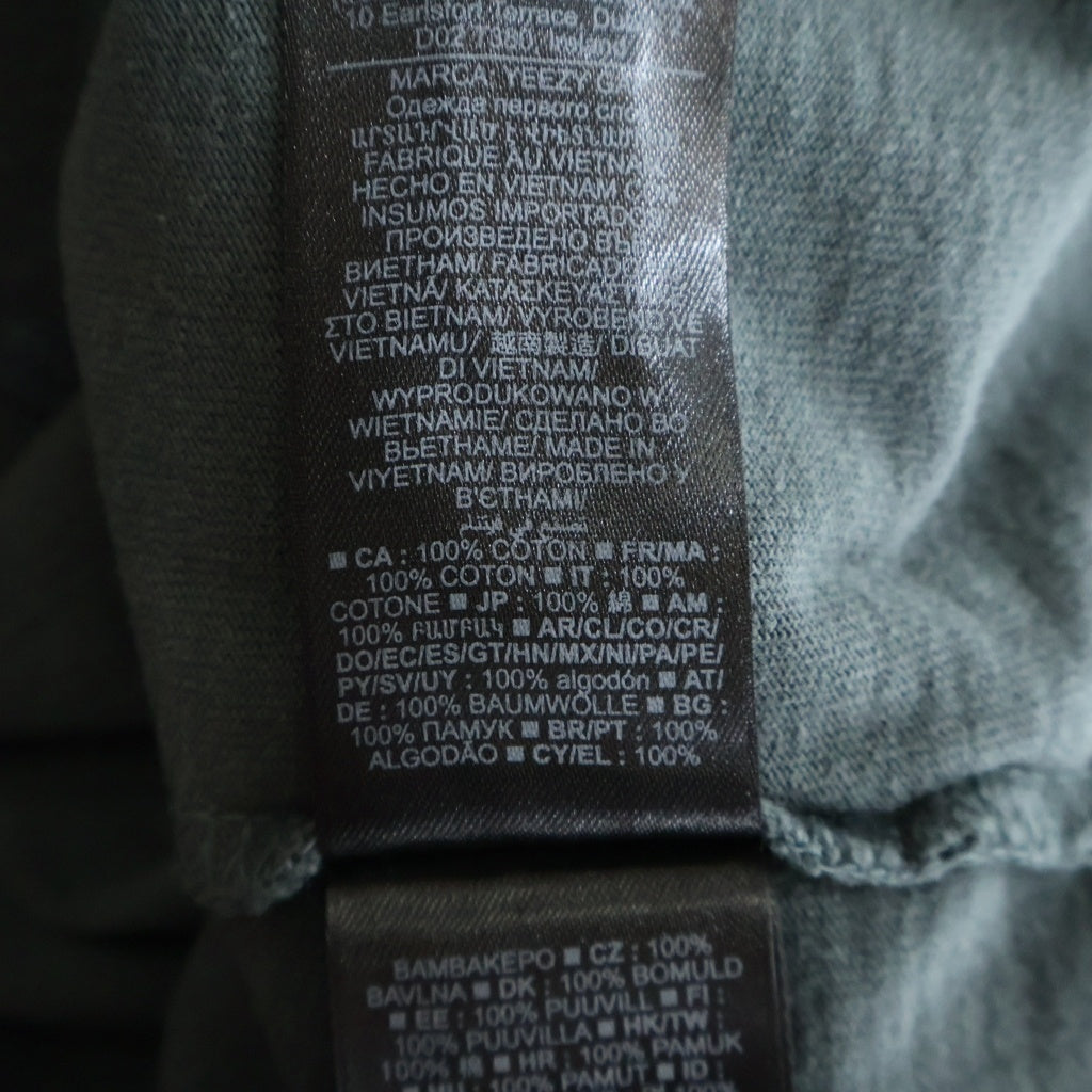 YEEZY GAP(イージーギャップ) × BALENCIAGA Dove Long Sleeve Tee バレンシアガ フロントロゴプリント 長袖Tシャツ カーキ