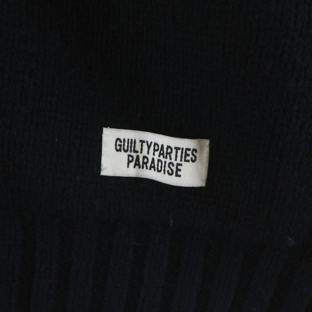 WACKO MARIA(ワコマリア) 25SS CLASSIC KNIT CARDIGAN クラシック ニット カーディガン ブラック