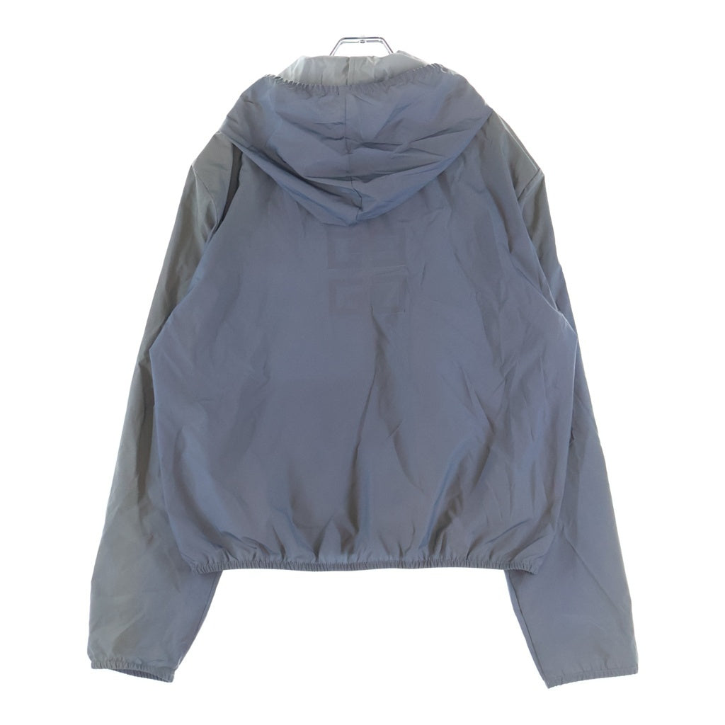 GIVENCHY(ジバンシィ) Reflective Hooded Windbreaker リフレクティブ ウインドブレーカー ジップアップ ナイロンジャケット ブルー BM016R15D8