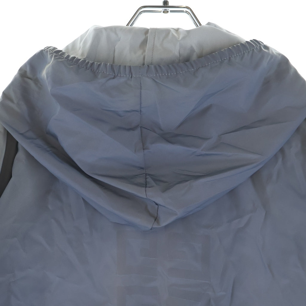 GIVENCHY(ジバンシィ) Reflective Hooded Windbreaker リフレクティブ ウインドブレーカー ジップアップ ナイロンジャケット ブルー BM016R15D8