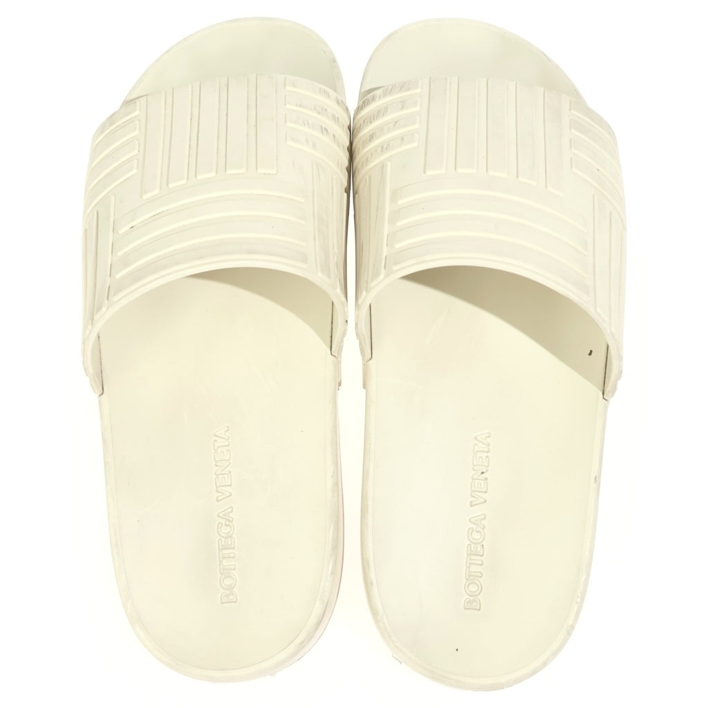 BOTTEGA VENETA(ボッテガヴェネタ) SLIDER RUBBER SANDAL スライダー ラバー サンダル シューズ ホワイト