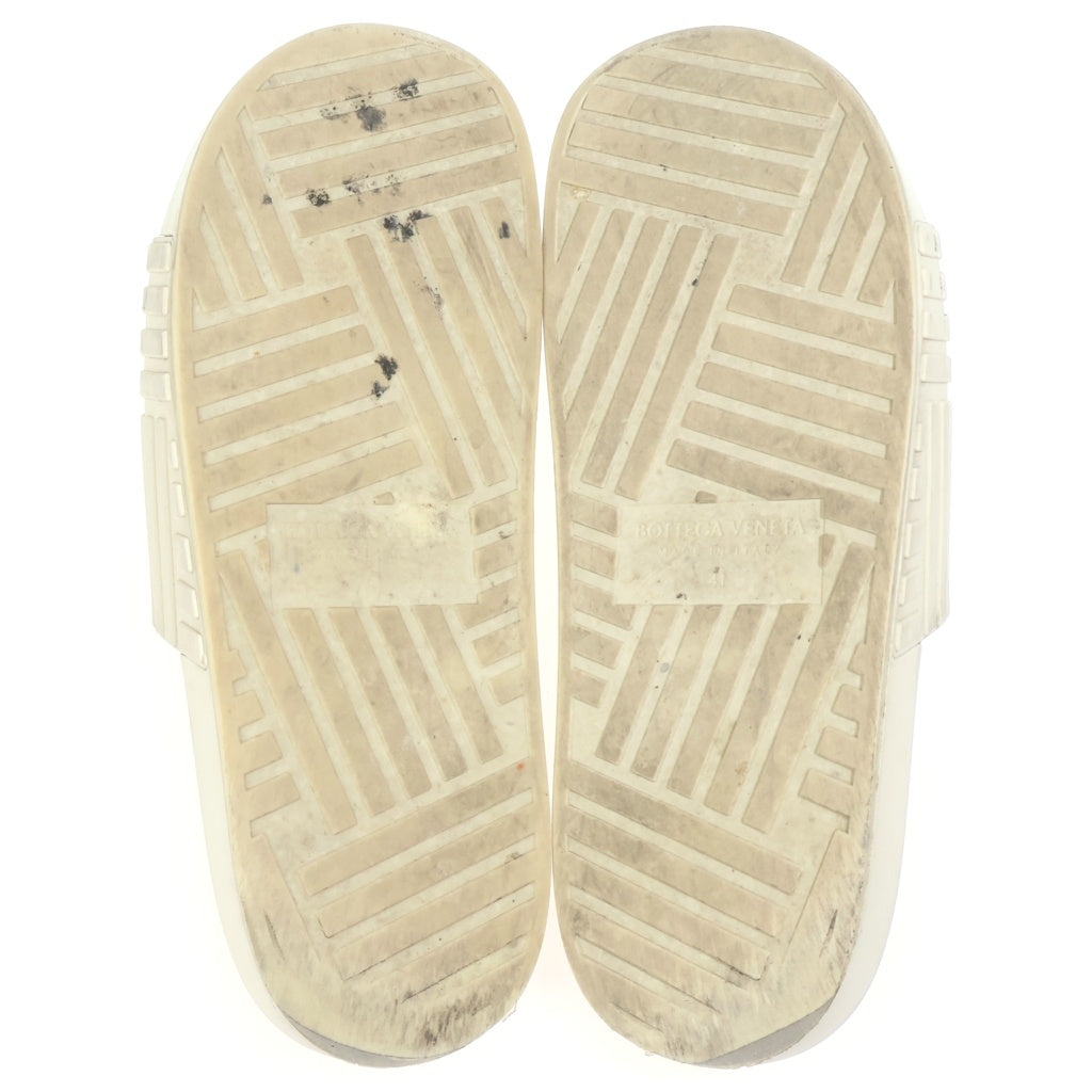 BOTTEGA VENETA(ボッテガヴェネタ) SLIDER RUBBER SANDAL スライダー ラバー サンダル シューズ ホワイト