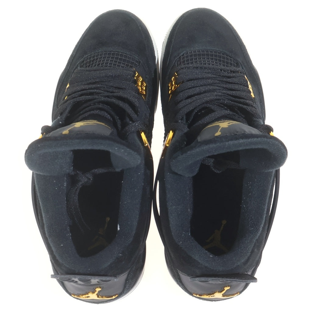 NIKE(ナイキ) Air Jordan 4 Retro Royalty 308497-032 エアジョーダン4 レトロ ロイヤリティー ミッドカットスニーカー シューズ ブラック US10.5/28.5cm