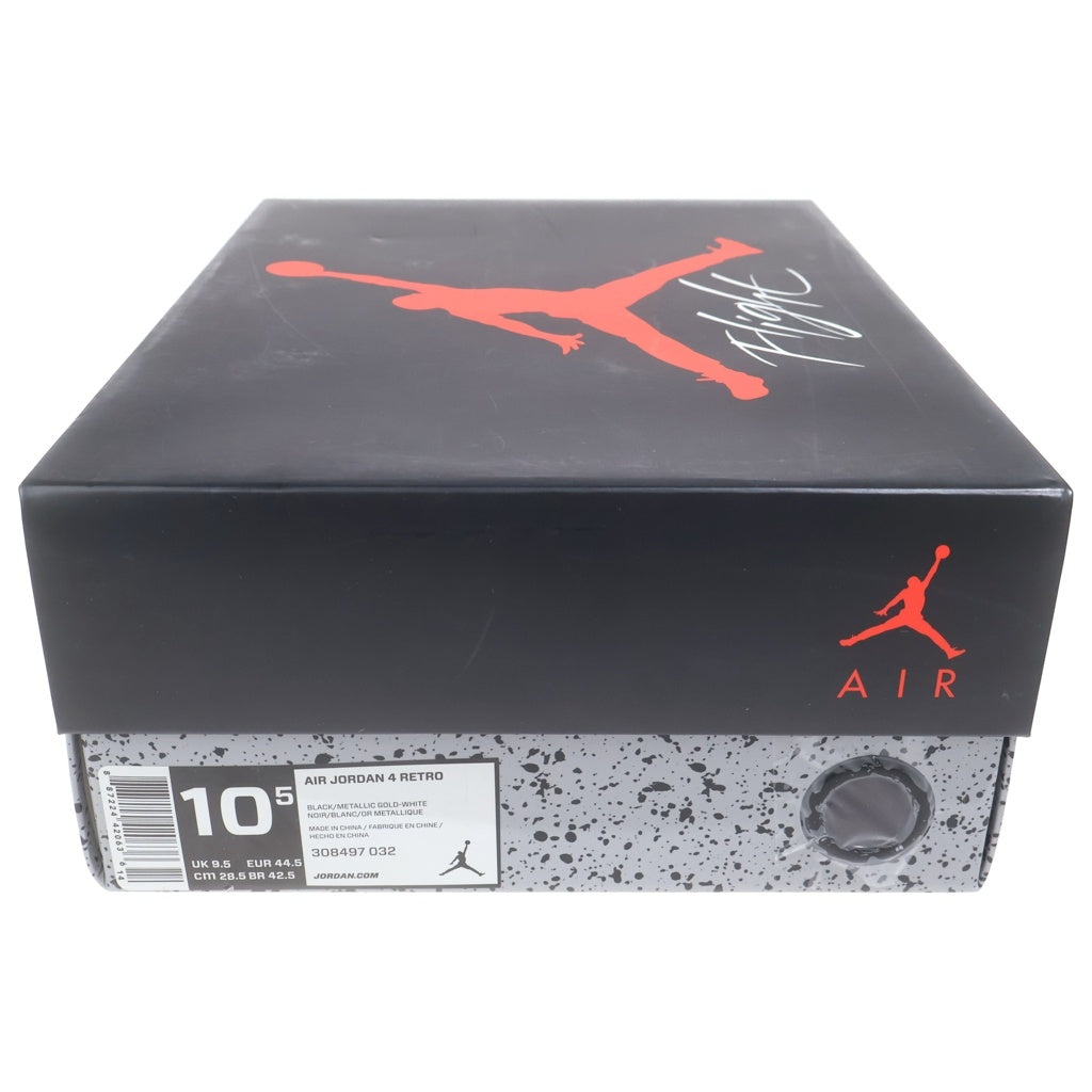 NIKE(ナイキ) Air Jordan 4 Retro Royalty 308497-032 エアジョーダン4 レトロ ロイヤリティー ミッドカットスニーカー シューズ ブラック US10.5/28.5cm