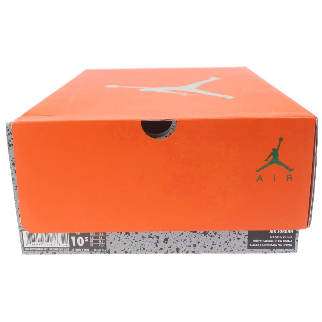 NIKE(ナイキ) IR JORDAN 6 RETRO GATORADE 384664-145 エア ジョーダン 6 レトロ ゲータレード ハイカットスニーカー シューズ ホワイト/オレンジ US10.5/28.5cm