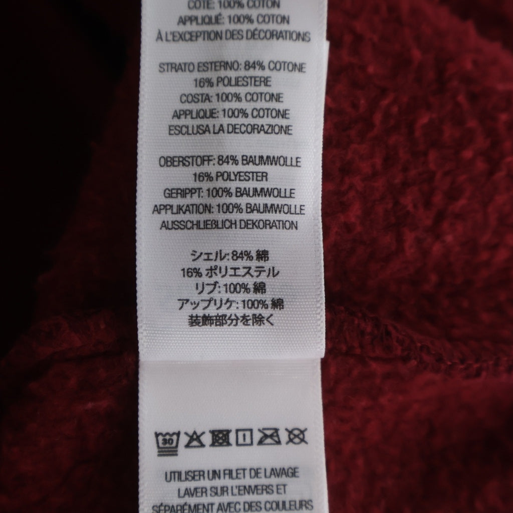 SUPREME(シュプリーム) 26SS Warrios Applique Zip Up Hooded Sweat Shirt ウォリアーズ アプリケ ジップアップ フーデッド スウェット パーカー レッド
