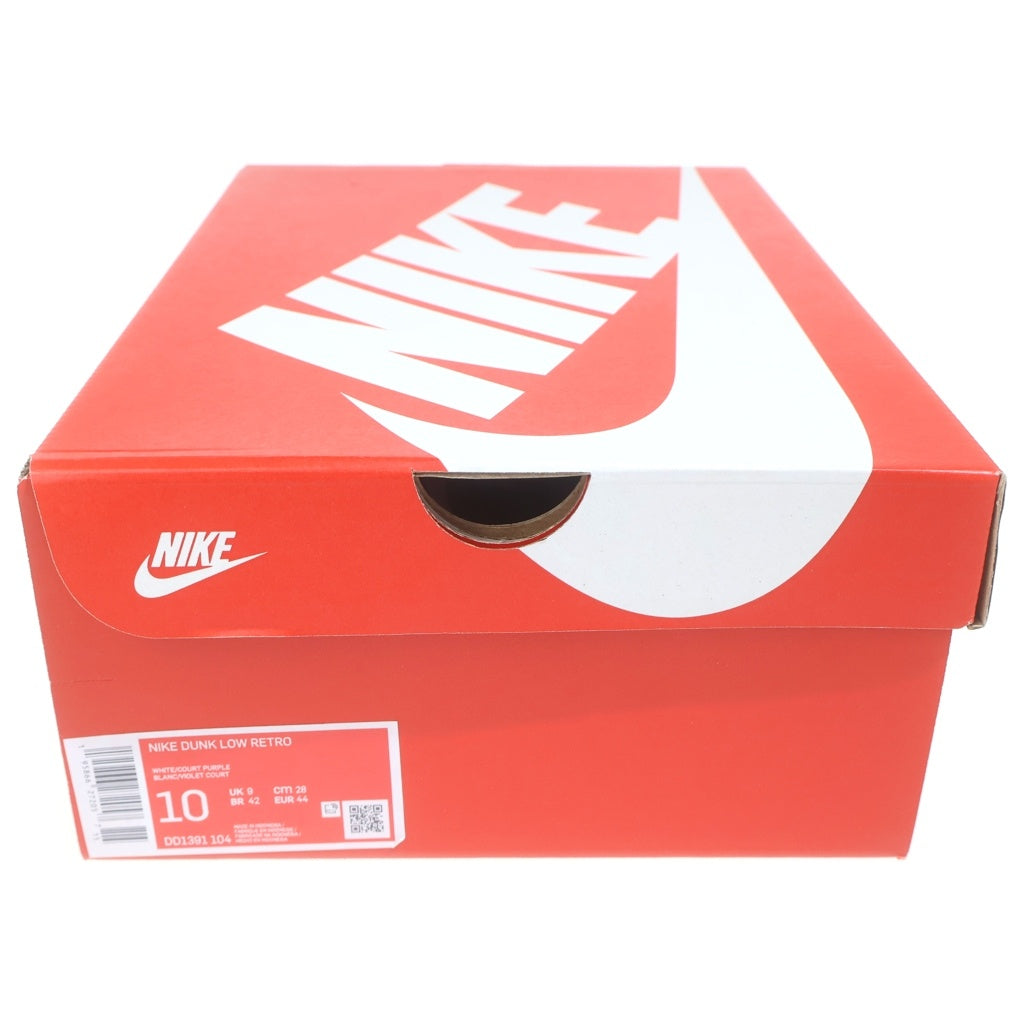 NIKE(ナイキ) UNK LOW RETRO DD1391-104 ダンク ローカットスニーカー パープル/ホワイト US10/28.0cm