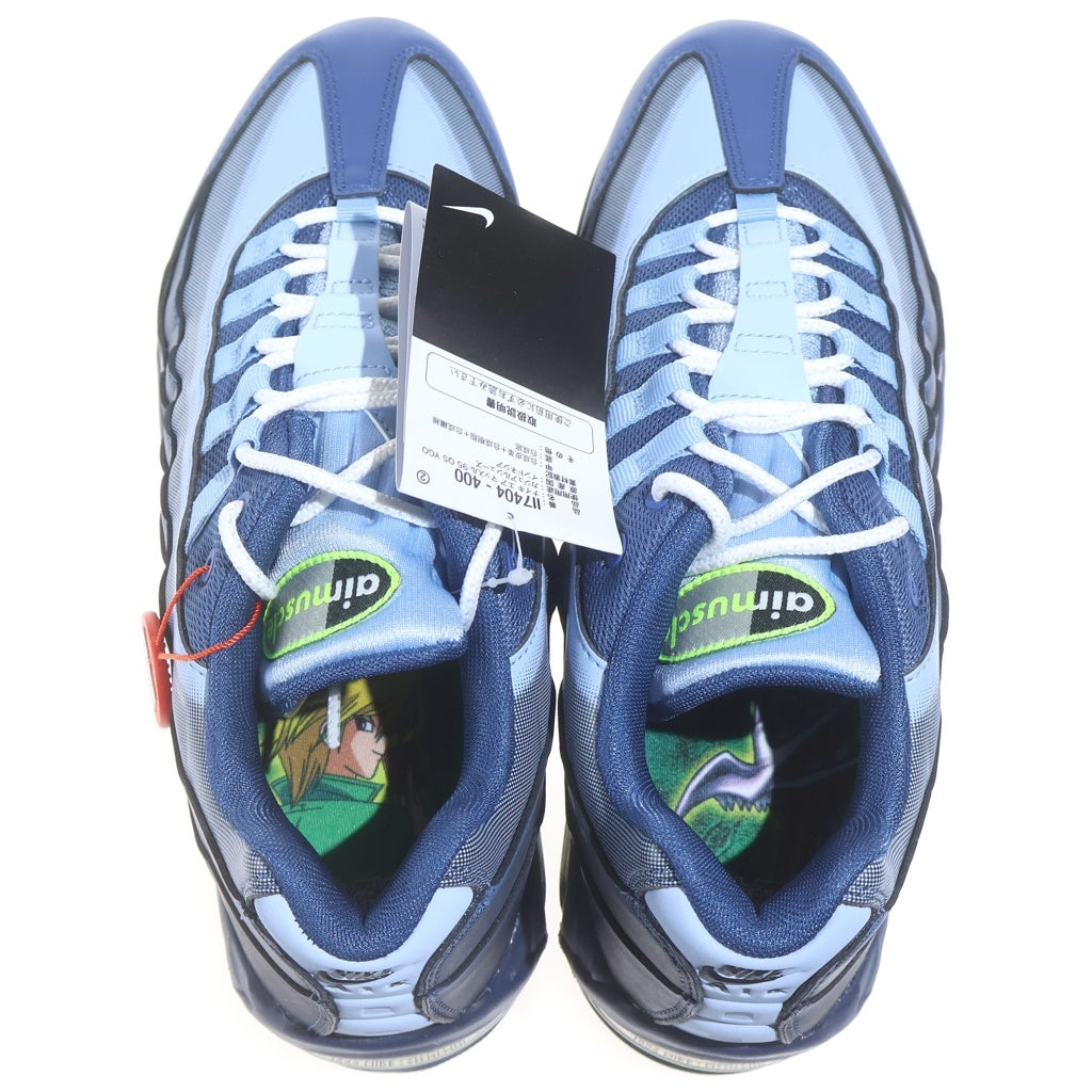 NIKE(ナイキ) ×遊戯王 Air Max 95 Air Muscle/Joey II7404-400 エアマックス95 エアマッスル/ジョーイ ローカットスニーカー ブルー US10/28.0cm