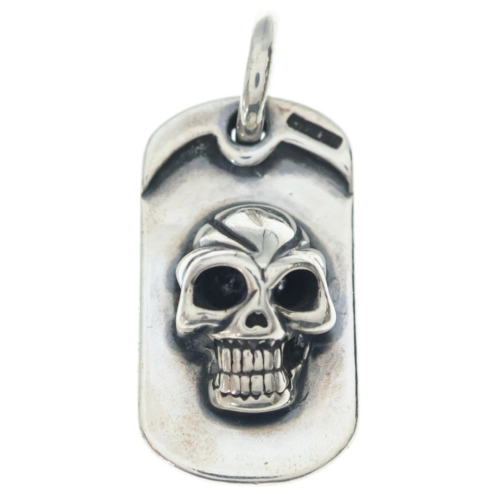 Bill Wall Leather/BWL(ビルウォールレザー) SKULL DOG TAG スカルドッグタグ ペンダントトップ シルバー レディース