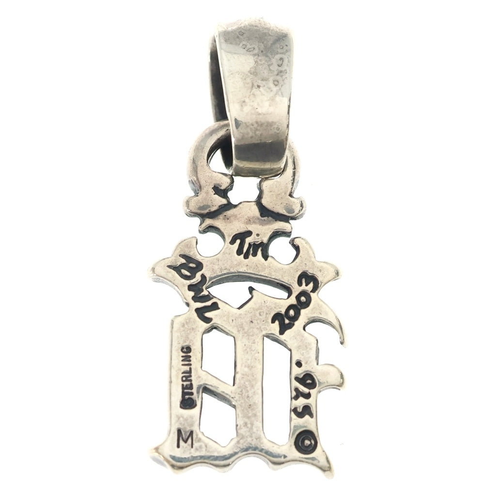 Bill Wall Leather/BWL(ビルウォールレザー) Initial Crown イニシャルクラウン M ペンダントトップ シルバー