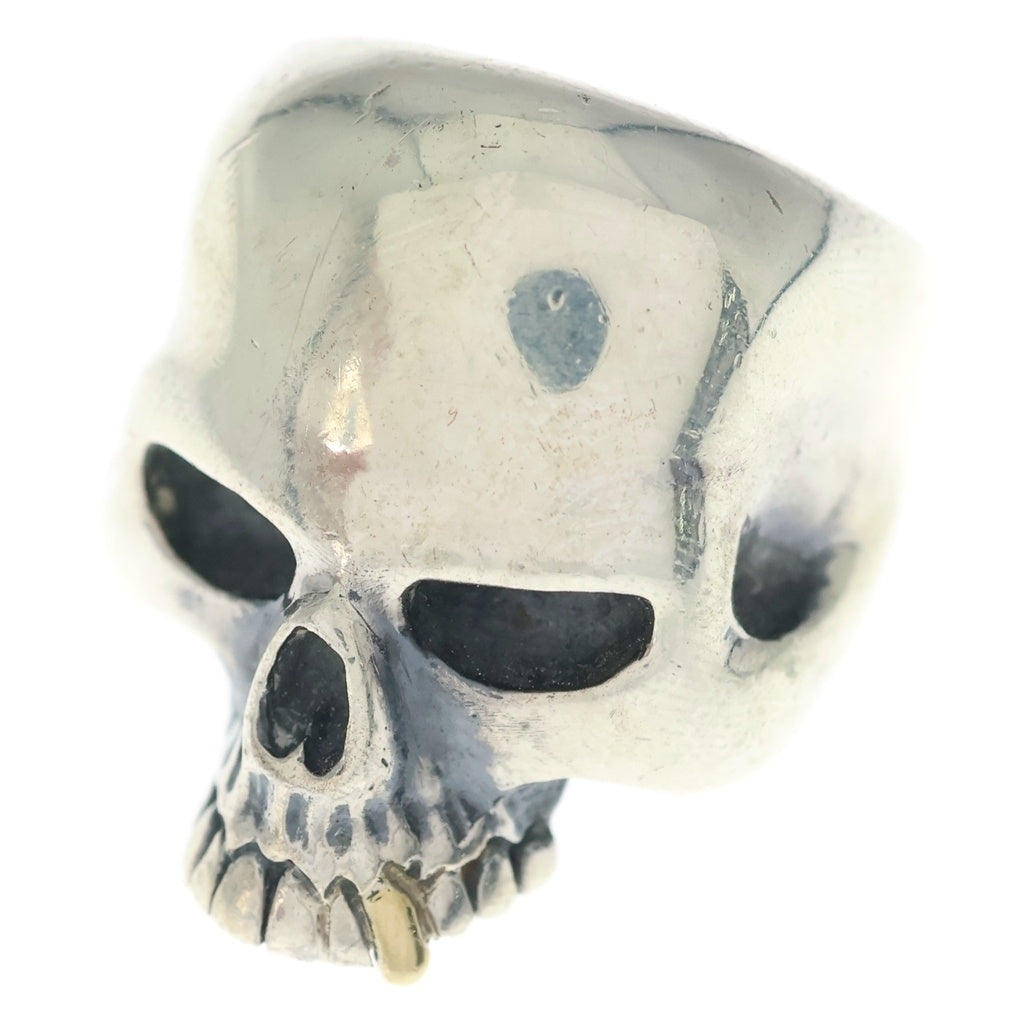 CRAZY PIG(クレイジーピッグ) LARGE EVIL SKULL RING ラージ スカルリング シルバー