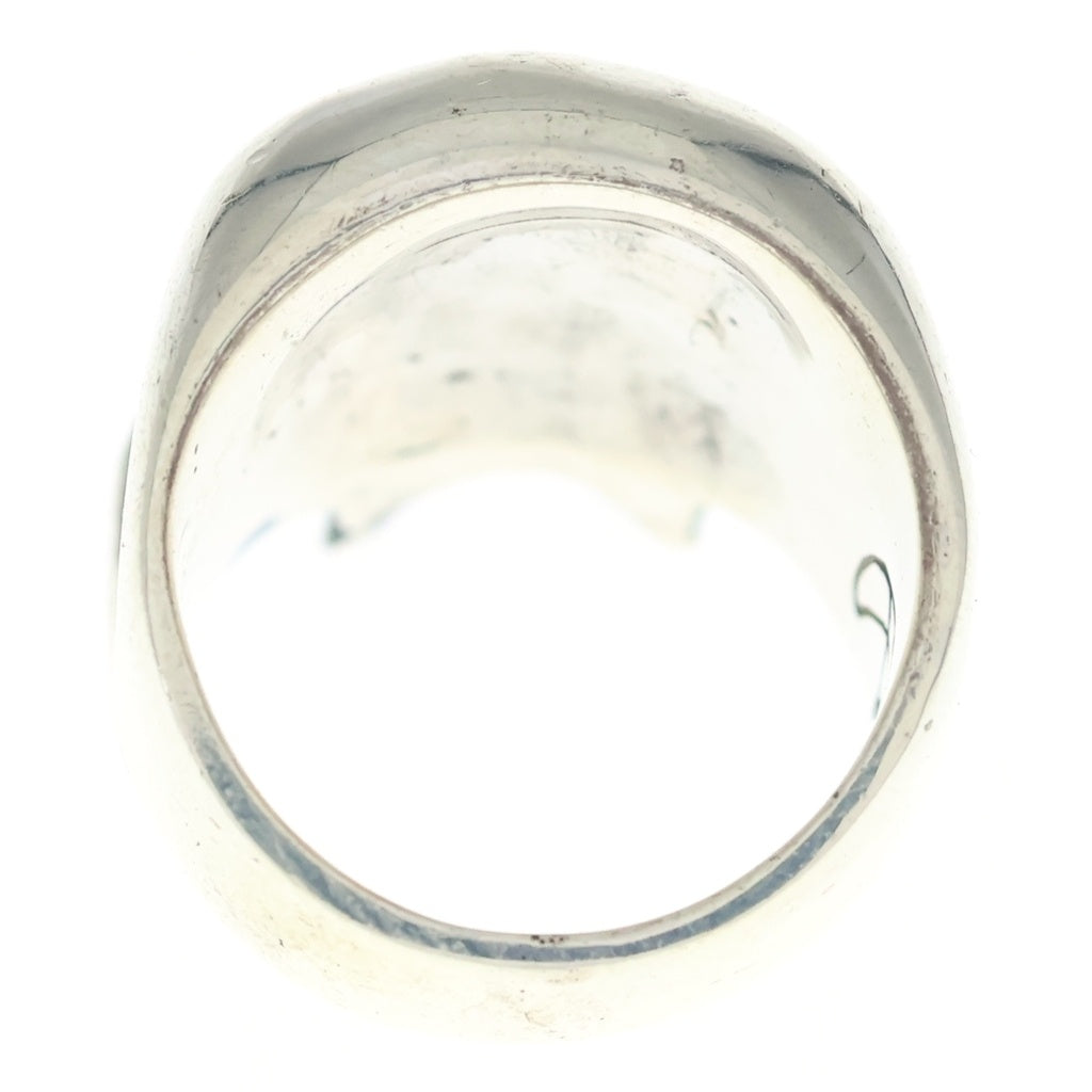 CRAZY PIG(クレイジーピッグ) LARGE EVIL SKULL RING ラージ スカルリング シルバー