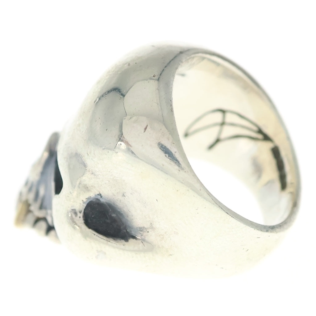 CRAZY PIG(クレイジーピッグ) LARGE EVIL SKULL RING ラージ スカルリング シルバー