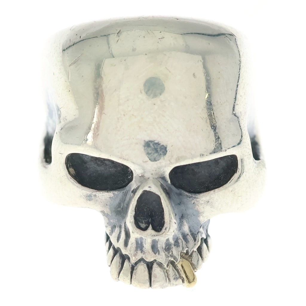 CRAZY PIG(クレイジーピッグ) LARGE EVIL SKULL RING ラージ スカルリング シルバー