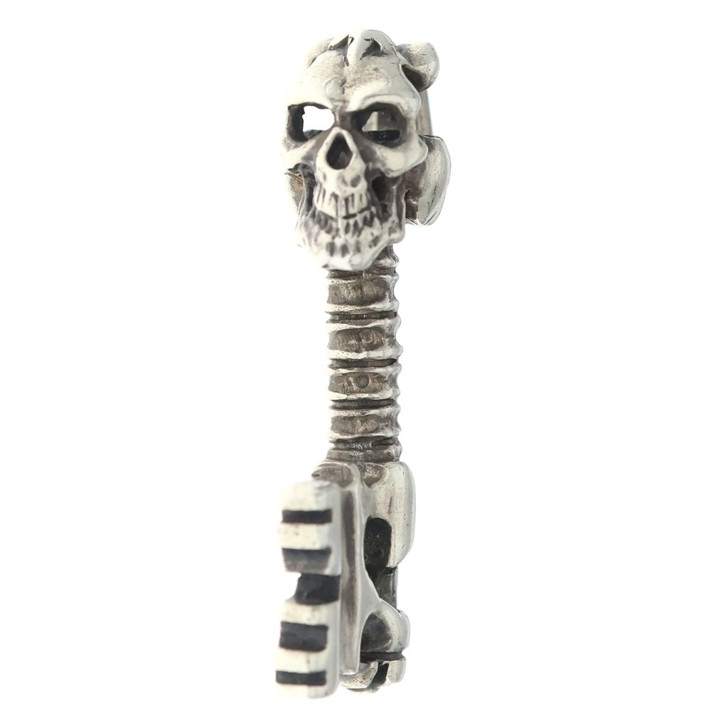 CRAZY PIG(クレイジーピッグ) SKULL KEY PENDANT スカルキー ペンダントトップ シルバー