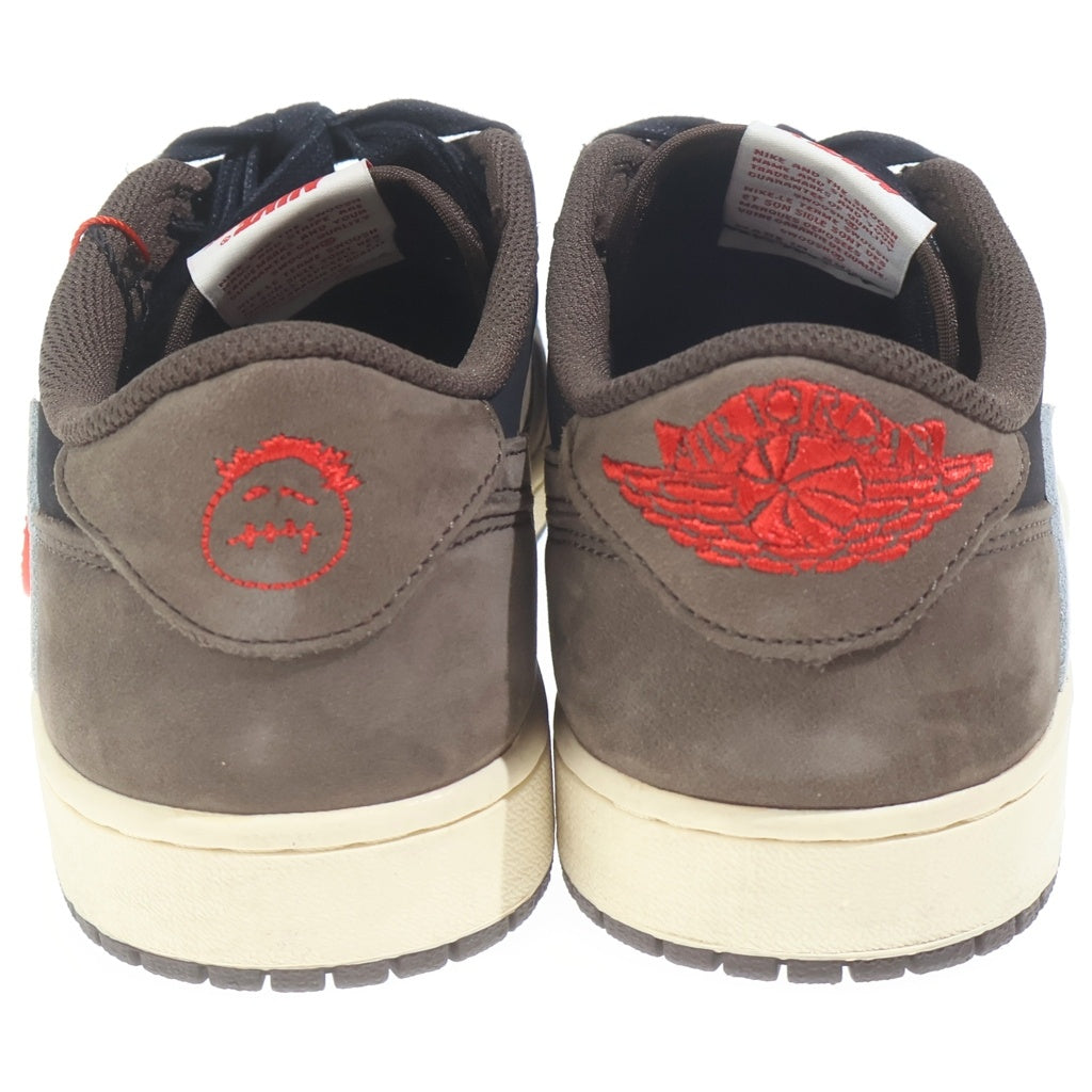 NIKE(ナイキ) ×TRAVIS SCOTT AIR JORDAN 1 LOW OG SP-T トラヴィススコット エアジョーダン ローカットスニーカー ブラウン/ブラック US9/27cm CQ4277-001