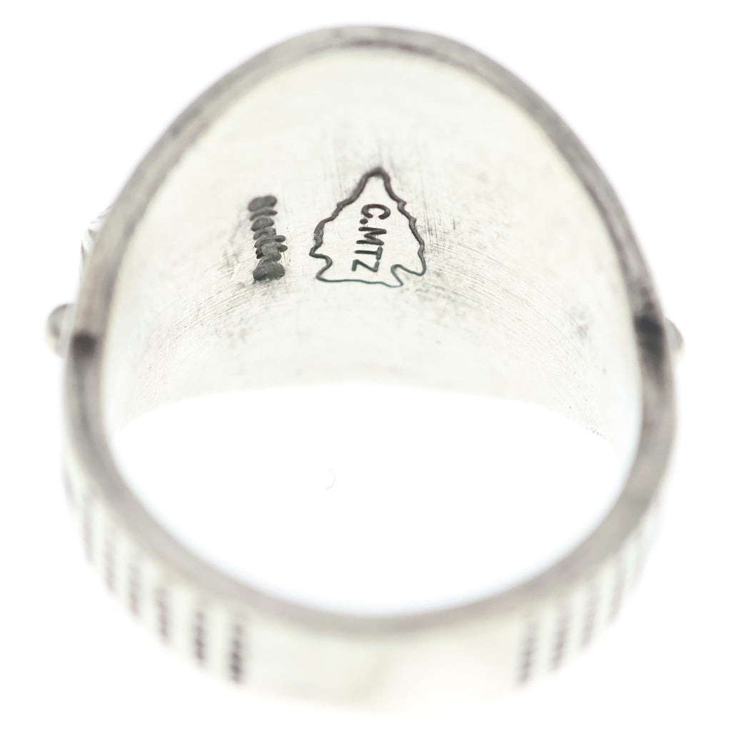 INDIAN JEWELRY(インディアンジュエリー) Navajo ナバホ族 C.MTZ刻印 コンチョ リング シルバー