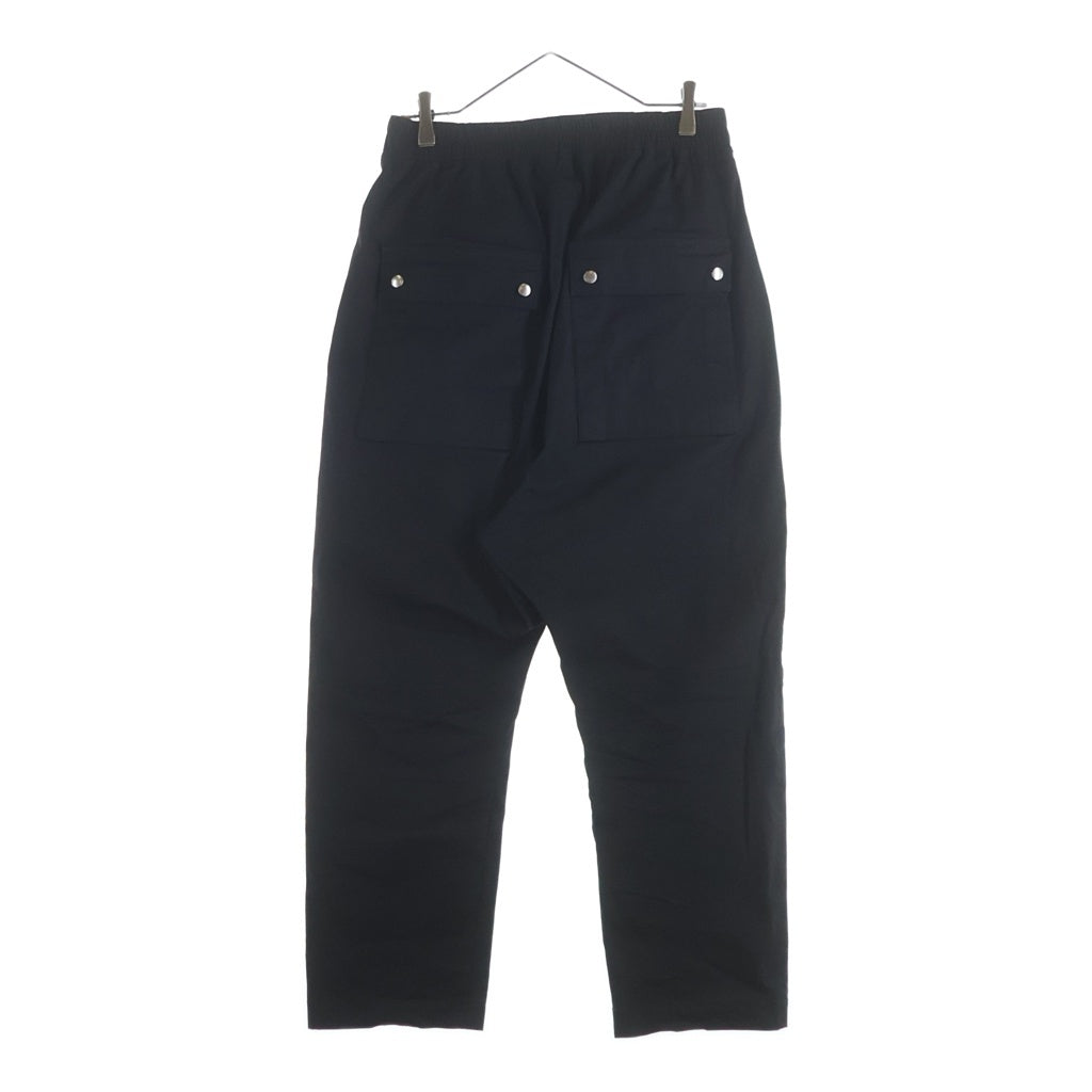Rick Owens(リックオウエンス) 25AW BELA PANTS ドローコード ジップフライ ベラパンツ ブラック RU02E1361-TE