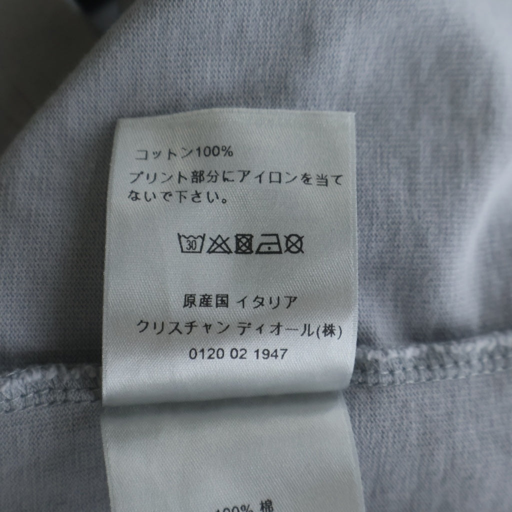 DIOR(ディオール) 20SS ×Daniel Arsham ダニエルアーシャム ロゴプリント 半袖Tシャツ カットソー グレー 023J615B0554