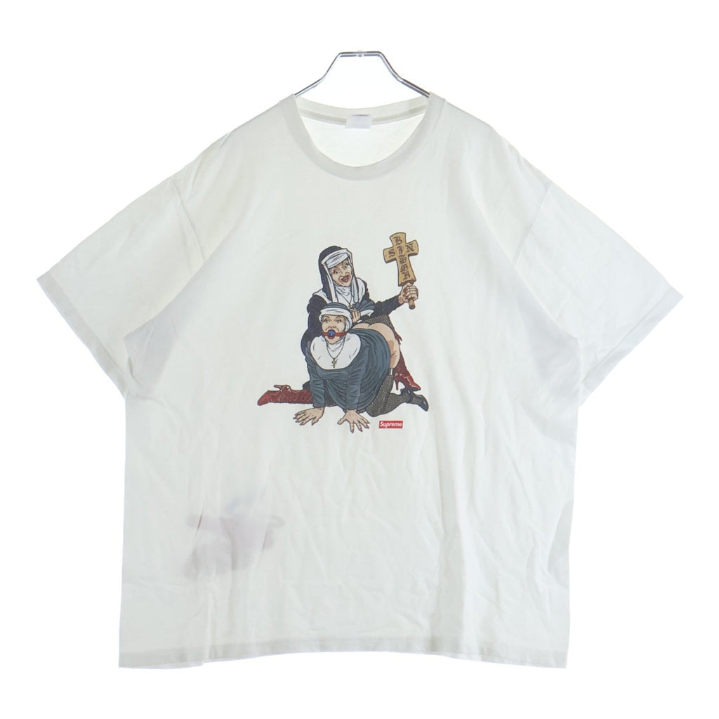 SUPREME(シュプリーム) 22AW Nuns Tee ナンズ ティー フロントプリント 半袖Tシャツ カットソー ホワイト