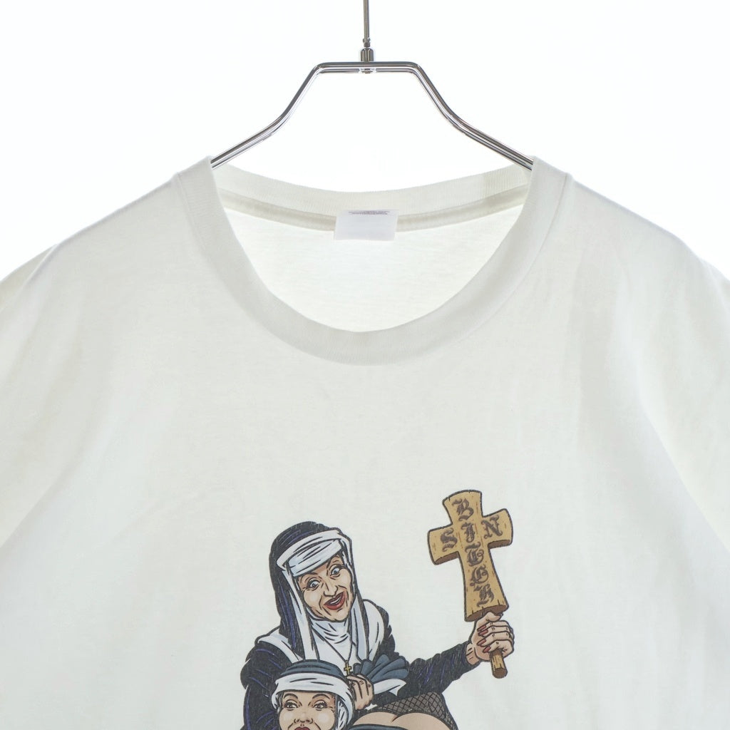 SUPREME(シュプリーム) 22AW Nuns Tee ナンズ ティー フロントプリント 半袖Tシャツ カットソー ホワイト